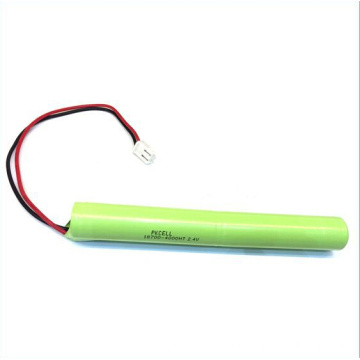 Nimh Akku Größe 18700 2.4v 4000mAh